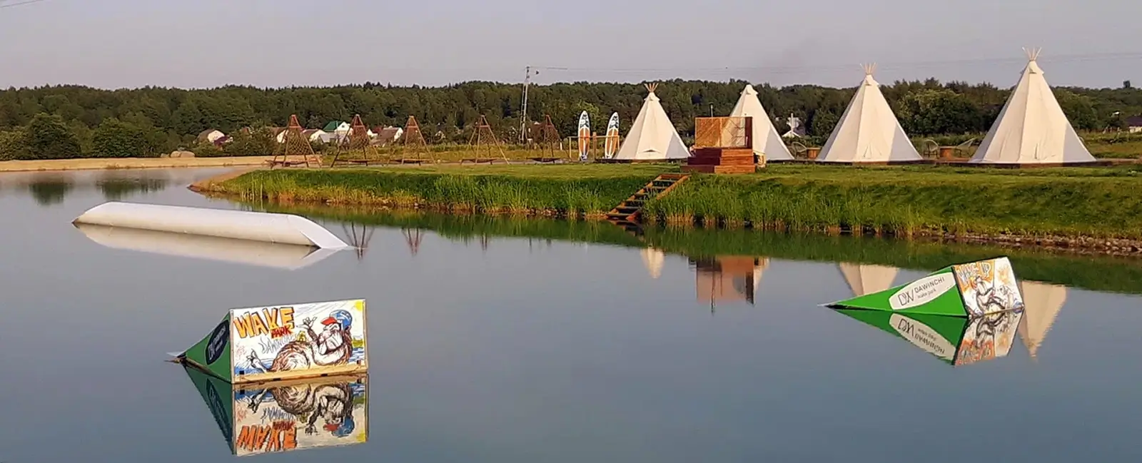 DaWinchi wake park вид вечером
